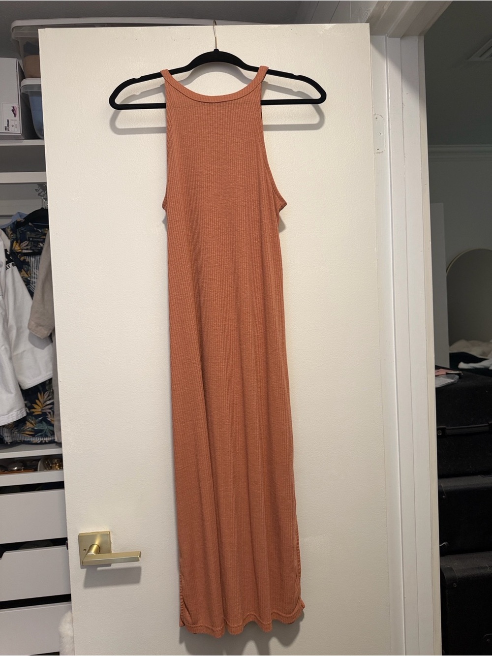 Old Navy Sleeveless Maxi Dress in Terracotta